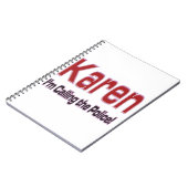 Karen Notizblock (Linke Seite)