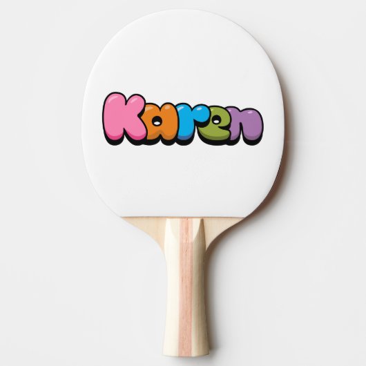 Karen Tischtennis Schläger (Vorderseite)