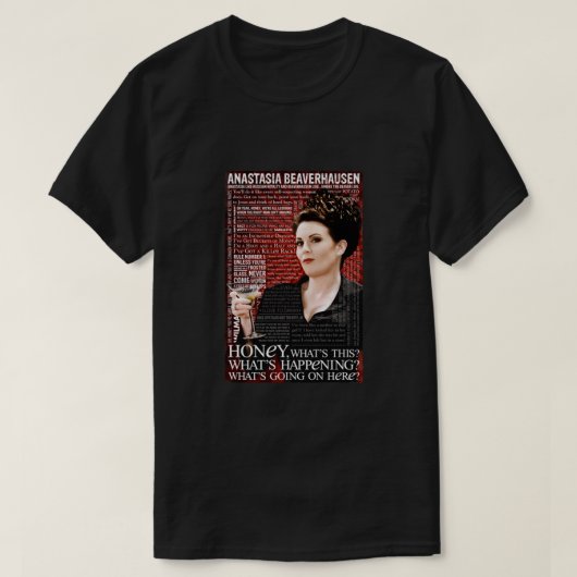Karen Walker. Will Grace. Campy. Schwul. Ziehen Si T-Shirt (Design vorne)