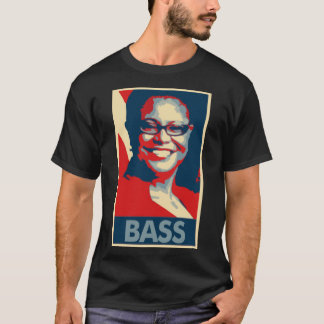 Karenbass-Plakat-politische Parodie T-Shirt