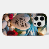 Karens Herz am Fluss Case-Mate iPhone Hülle (Rückseite (Horizontal))