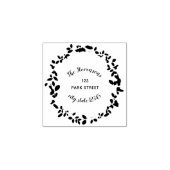 Karettadresse Gummistempel (Prägung)