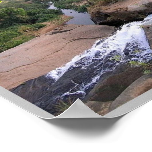 Karfinguela - Wasserfälle - Poster (Ecke)