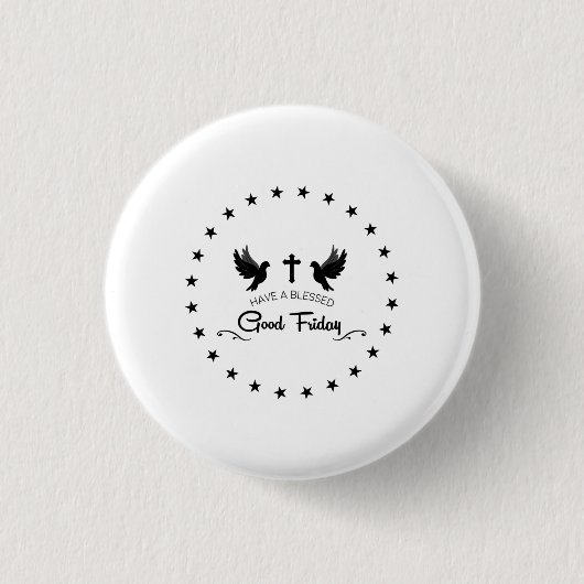 Karfreitag Button (Vorderseite)
