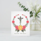 Karfreitag Feiertagspostkarte (Stehend Vorderseite)