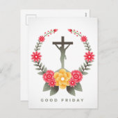 Karfreitag Feiertagspostkarte (Vorne/Hinten)