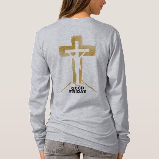 Karfreitag | Frauen Langschläfchen T-Shirt (Rückseite)