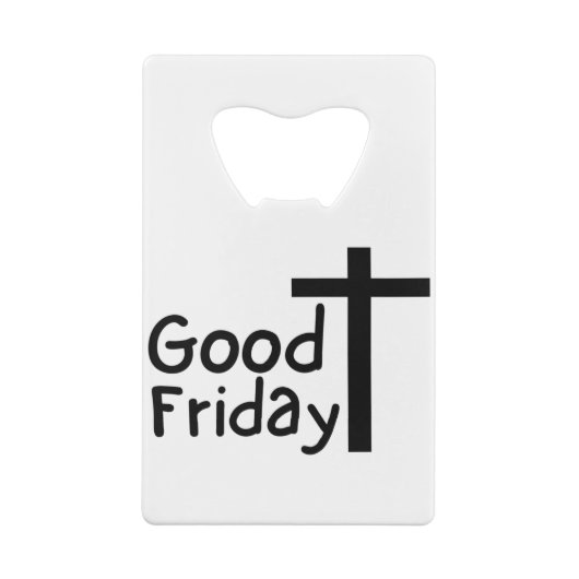 Karfreitag Geldbeutel Flaschenöffner (Rückseite)