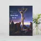 Karfreitag - individualisierbare Kirchenbulletin (Stehend Vorderseite)