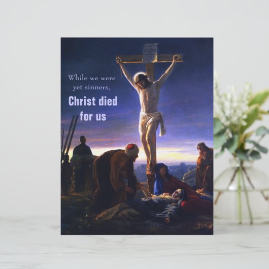 Karfreitag - individualisierbare Kirchenbulletin (Stehend Vorderseite)