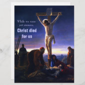 Karfreitag - individualisierbare Kirchenbulletin (Vorne/Hinten)