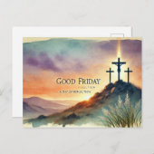 Karfreitag Postkarte (Vorne/Hinten)