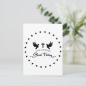 Karfreitag Postkarte (Stehend Vorderseite)