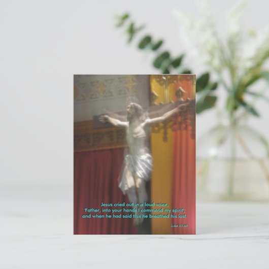 Karfreitag Postkarte (Stehend Vorderseite)