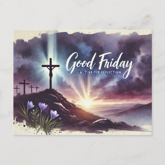 Karfreitag Postkarte (Vorderseite)