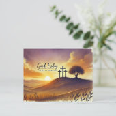 Karfreitag Postkarte (Stehend Vorderseite)