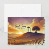 Karfreitag Postkarte (Vorne/Hinten)