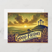 Karfreitag Postkarte (Vorne/Hinten)