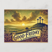 Karfreitag Postkarte (Vorderseite)