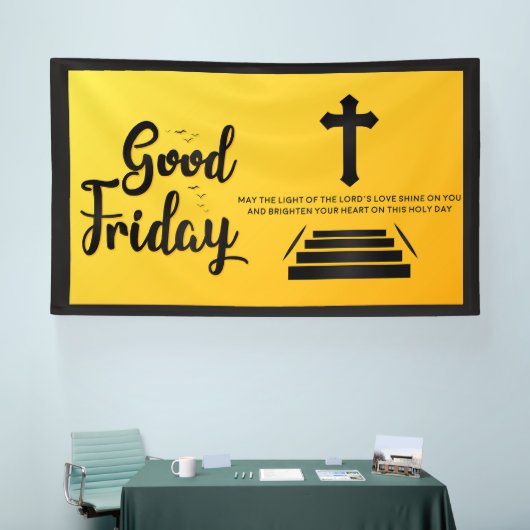 Karfreitagsbanner mit Kreuz Banner (Messe)