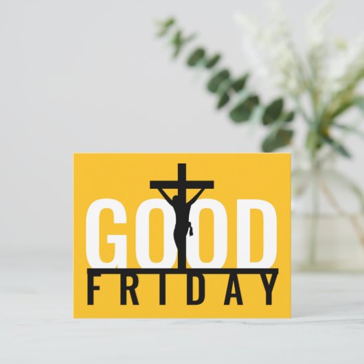 Karfreitagskarte Feiertagspostkarte (Stehend Vorderseite)