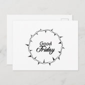Karfreitagskarte Feiertagspostkarte (Vorne/Hinten)