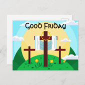 Karfreitagskarte Feiertagspostkarte (Vorne/Hinten)