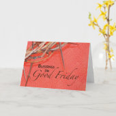 Karfreitagskrone Thorns Karte (Gelbe Blume)