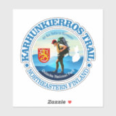 Karhunkierros Trail (C) Aufkleber (Blatt)