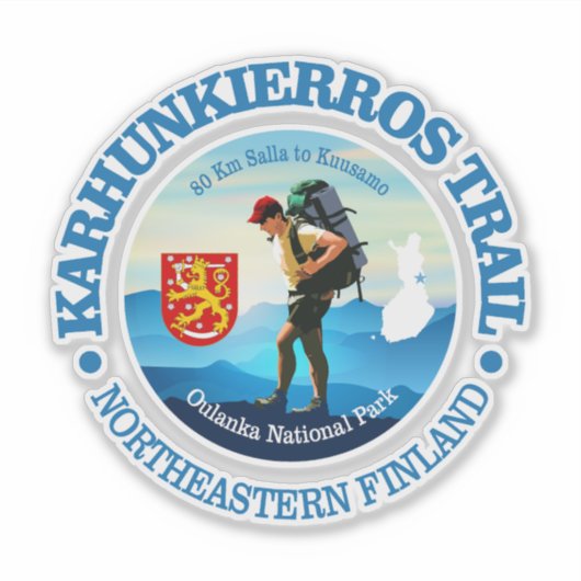 Karhunkierros Trail (C) Aufkleber (Vorderseite)