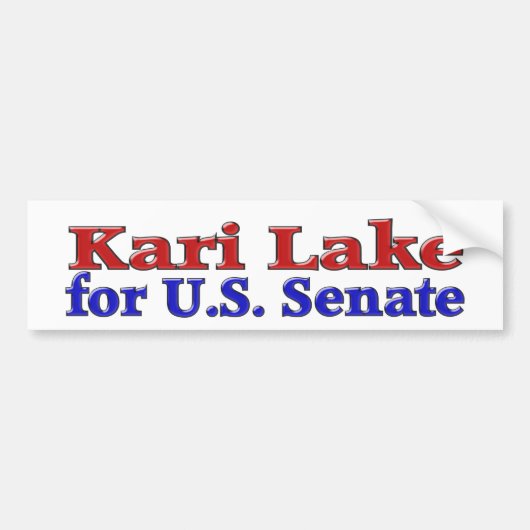 Kari Lake for Senate Autoaufkleber (Vorne)