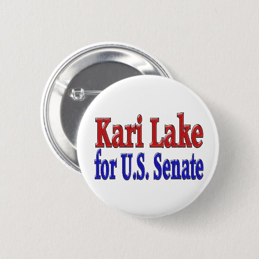 Kari Lake für den US-Senat Button (Vorne & Hinten)