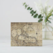 Karibik - alte Karte (Stehend Vorderseite)