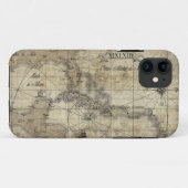 Karibik - alte Karte Case-Mate iPhone Hülle (Rückseite (Horizontal))