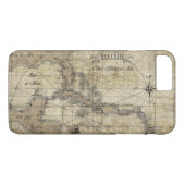 Karibik - alte Karte Case-Mate iPhone Hülle (Rückseite (Horizontal))