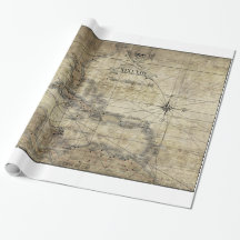 Karibik - alte Karte