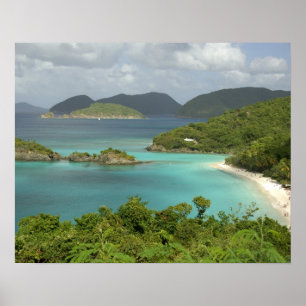 Karibik, Amerikanische Jungferninseln, St. John, T Poster