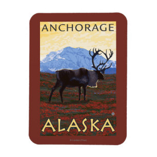 Karibik - Anchorage, Alaska Magnet