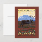 Karibik - Anchorage, Alaska Postkarte (Vorne/Hinten)