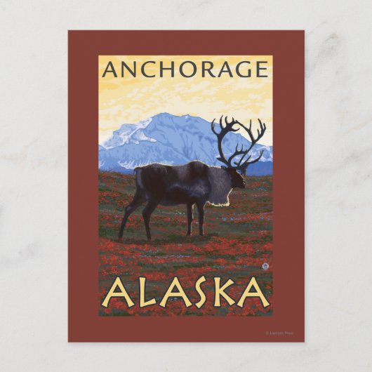Karibik - Anchorage, Alaska Postkarte (Vorderseite)