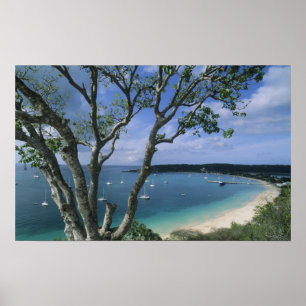 Karibik, Anguilla-Insel, Road Bay Hafen. Poster