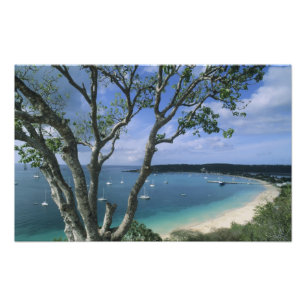 Karibik, Anguilla-Insel, Road Bay Harbour. Fotodruck