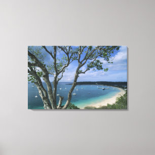 Karibik, Anguilla-Insel, Road Bay Harbour. Leinwanddruck