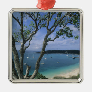 Karibik, Anguilla Island, Road Bay Harbour. Ornament Aus Metall