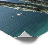 Karibik, Anguilla Island, Road Bay Harbour. Poster (Ecke)