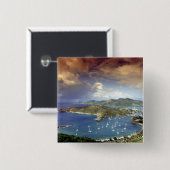 Karibik, Antigua. Button (Vorne & Hinten)