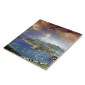 Karibik, Antigua. Fliese (Seite)