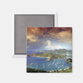 Karibik, Antigua. Magnet (Vorderseite/Rückseite)