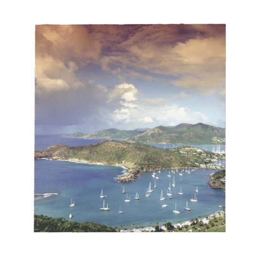 Karibik, Antigua. Notizblock (Vorderseite)