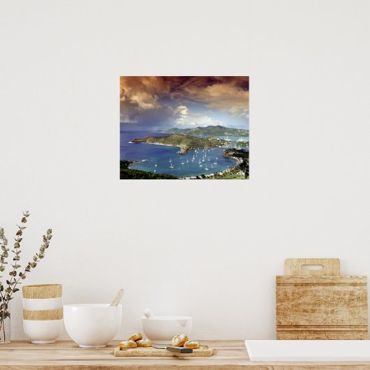 Karibik, Antigua. Poster (Küche)